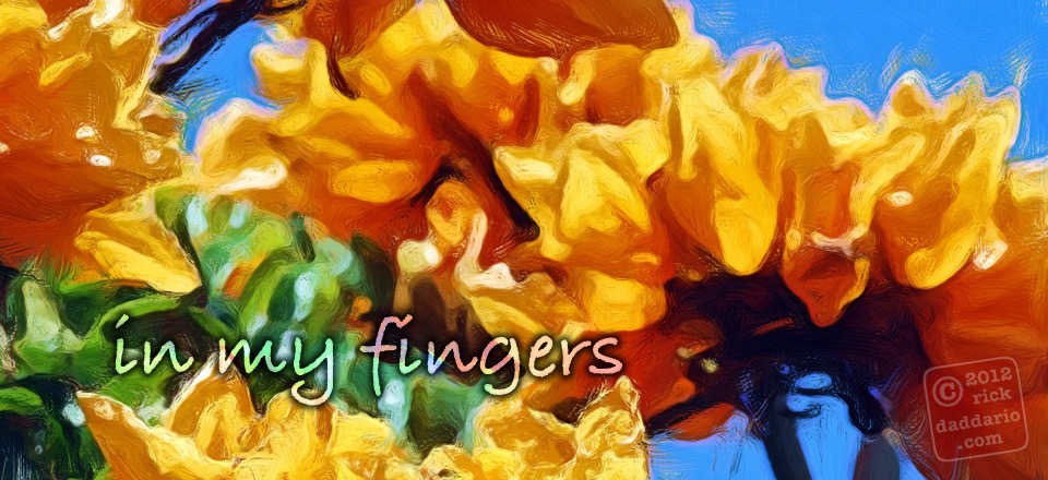 painting of yellow flowers